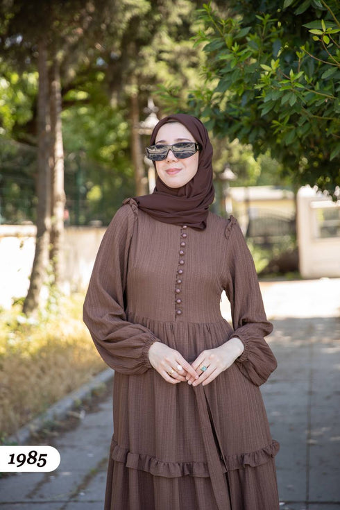 kiraz kumaş elbise 1985